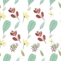 Pattern seamless  floral lush watercolour style vintage textile, flowers aquarelle isolated on white background. Design flowers decor for card, save the date, wedding invitation cards, poster, banner. vector