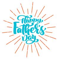 frase del día de padres feliz dibujado a mano letras del padre s citas. Vector diseño de impresión de camiseta o postal, mano dibujado vector plantillas de diseño de texto caligráfico, aisladas sobre fondo blanco