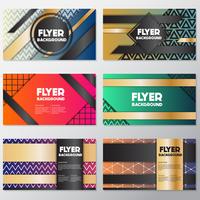 fresh background flyer style background Design Template vector