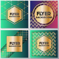 fresh background flyer style background Design Template vector