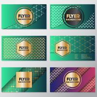 fresh background flyer style background Design Template vector