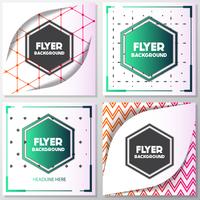 fresh background flyer style background Design Template vector