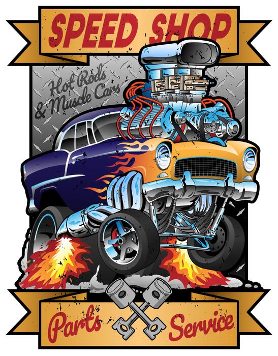 Muscle Car Vector Art, Icons, and Graphics for Free Download