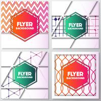 fresh background flyer style background Design Template vector