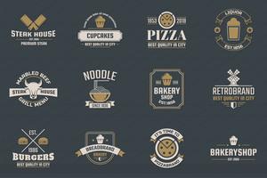 Vintage Retro Vector Logo for banner