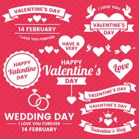 Valentine template banner Vector background for banner