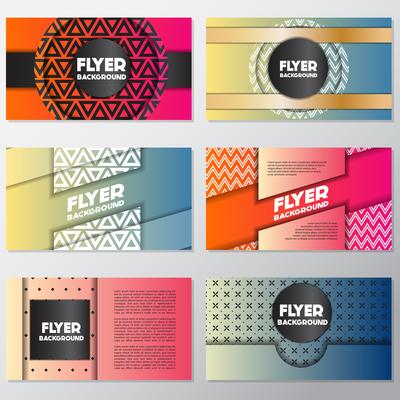 fresh background flyer style background Design Template