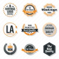 Vintage Retro Vector Logo para banner