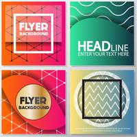 fresh background flyer style background Design Template vector