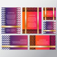 fresh background flyer style background Design Template vector