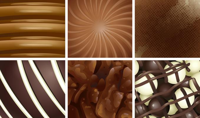 Six Delicious Chocolate DifferenType