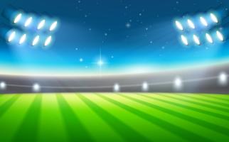 A football stadium background vector