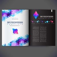 Abstract vector template design for the pages of the magazine, brochure, page, leaflet