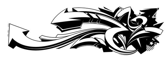 Black and white graffiti backgrounds vector