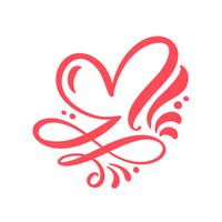 Heart love sign Vector illustration