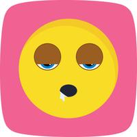 Sleep Emoji Vector Icon