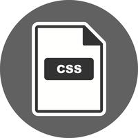 icono de vector css