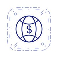 World Money Vector Icon