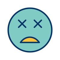Dead Emoji Vector Icon
