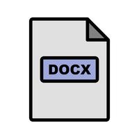 icono de vector docx