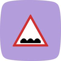 Vector Uneven road Icon