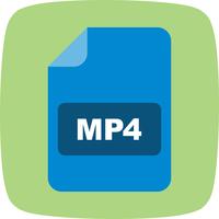 icono de vector mp4