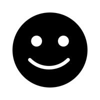 Happy Emoticon Vector Icon