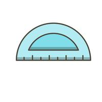 Protractor Vector Icon