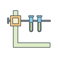 Two Tube With Stand Vector Icon