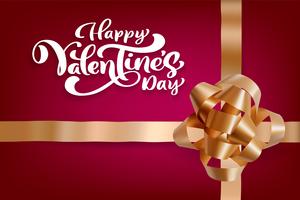 Diseño vectorial de feliz día de San Valentín tipografía para tarjetas de felicitación y póster vector
