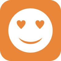 Love Emoji Vector Icon