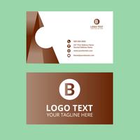 Chocolate Nice Business Card vector