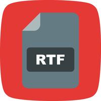 RTF Vector Icon