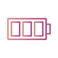 Full Battery Vector Icon