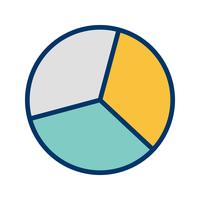 Pie Chart Vector Icon