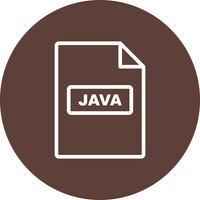 icono de vector java