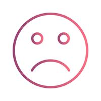 Icono de Vector de Emoji triste