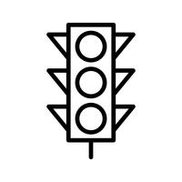 Vector Light signals Icon