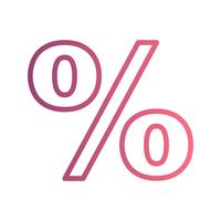 Percentage Vector Icon