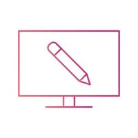 Online Education Vector Icon