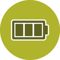 Full Battery Vector Icon