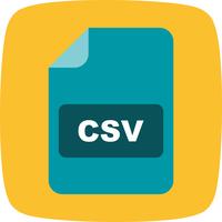 CSV Vector Icon