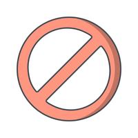 Forbidden Vector Icon