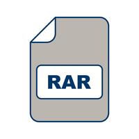 RAR Vector Icon