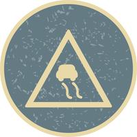 Vector Slippery roads Icon