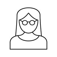 Female Scientist Vector Icon