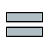 Equal To Vector Icon