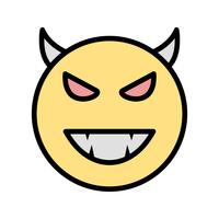 Devil Emoji Vector Icon