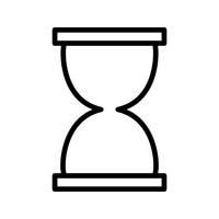 Icono de Vector de reloj de arena