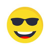 Cool Emoji Vector Icon